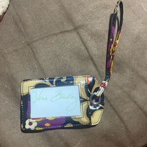 Vera Bradley Retired Suzani Pattern Luggage Tag Identification Suitcase Travel